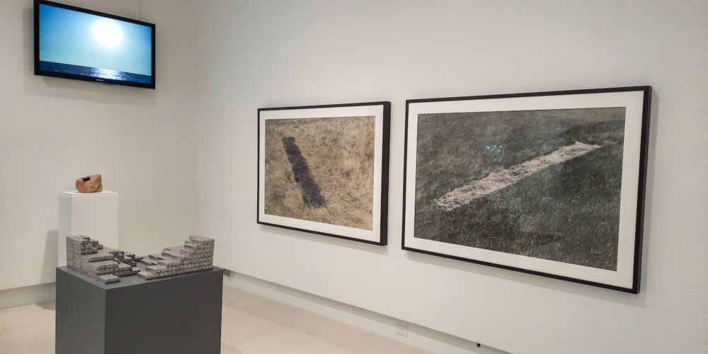 Offensive:Defensive. Photographic diptych. 1988. 113.00 x 159.40 cm each. SK Arts Permanent Collection.